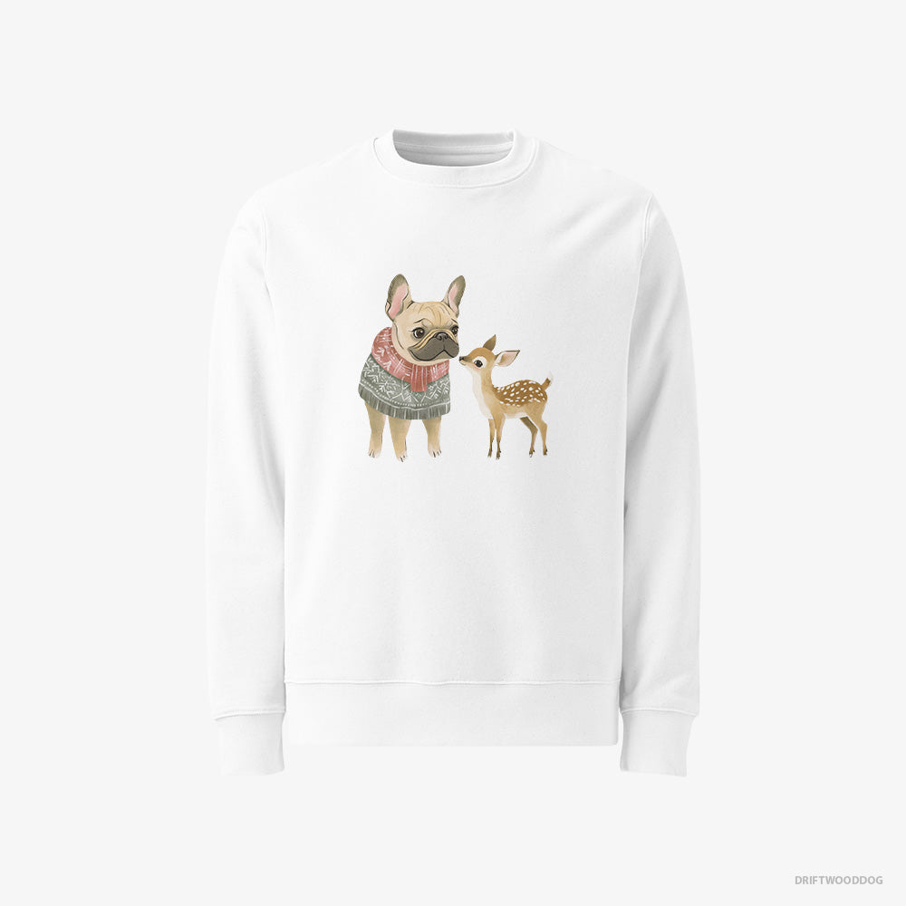 French Bulldog and a Little Reindeer Classic Sweatshirt