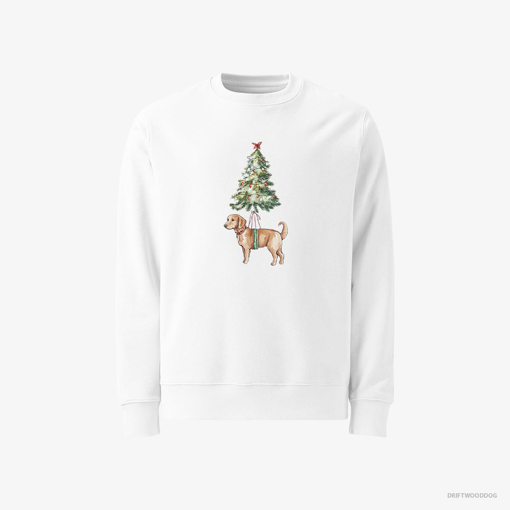 Golden Retriever Adorned on the Christmas Tree Classic Sweatshirt