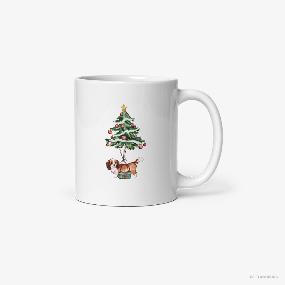 Cavalier King Charles Spaniel Pinned to the Christmas Tree Classic Mug