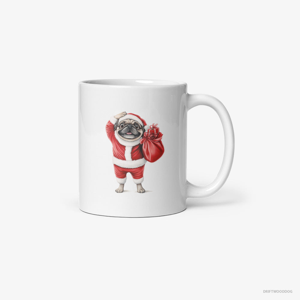 Pug in a Santa Suit Classic Mug