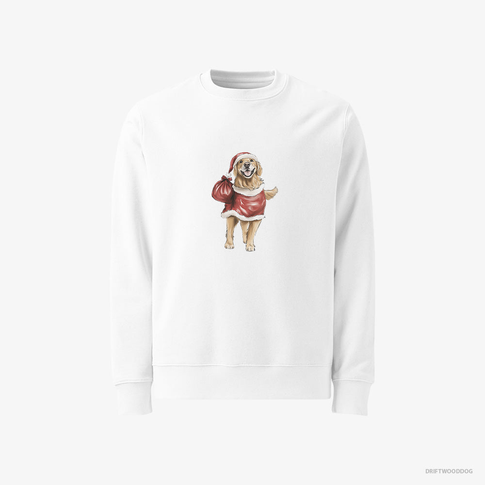 Golden Retriever Playing Santa Classic Sweatshirt