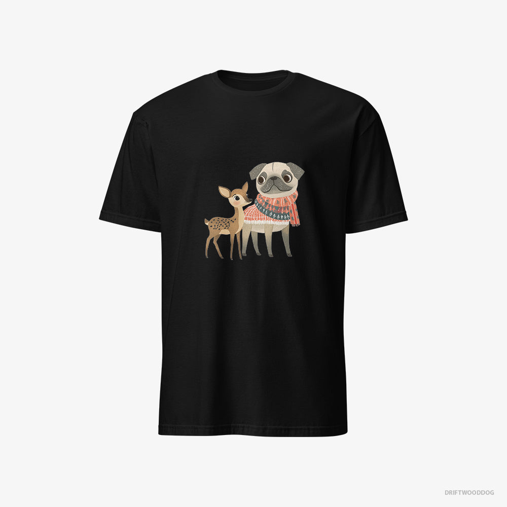 Pug and a Fawn Enjoying the Walk Classic T-Shirt