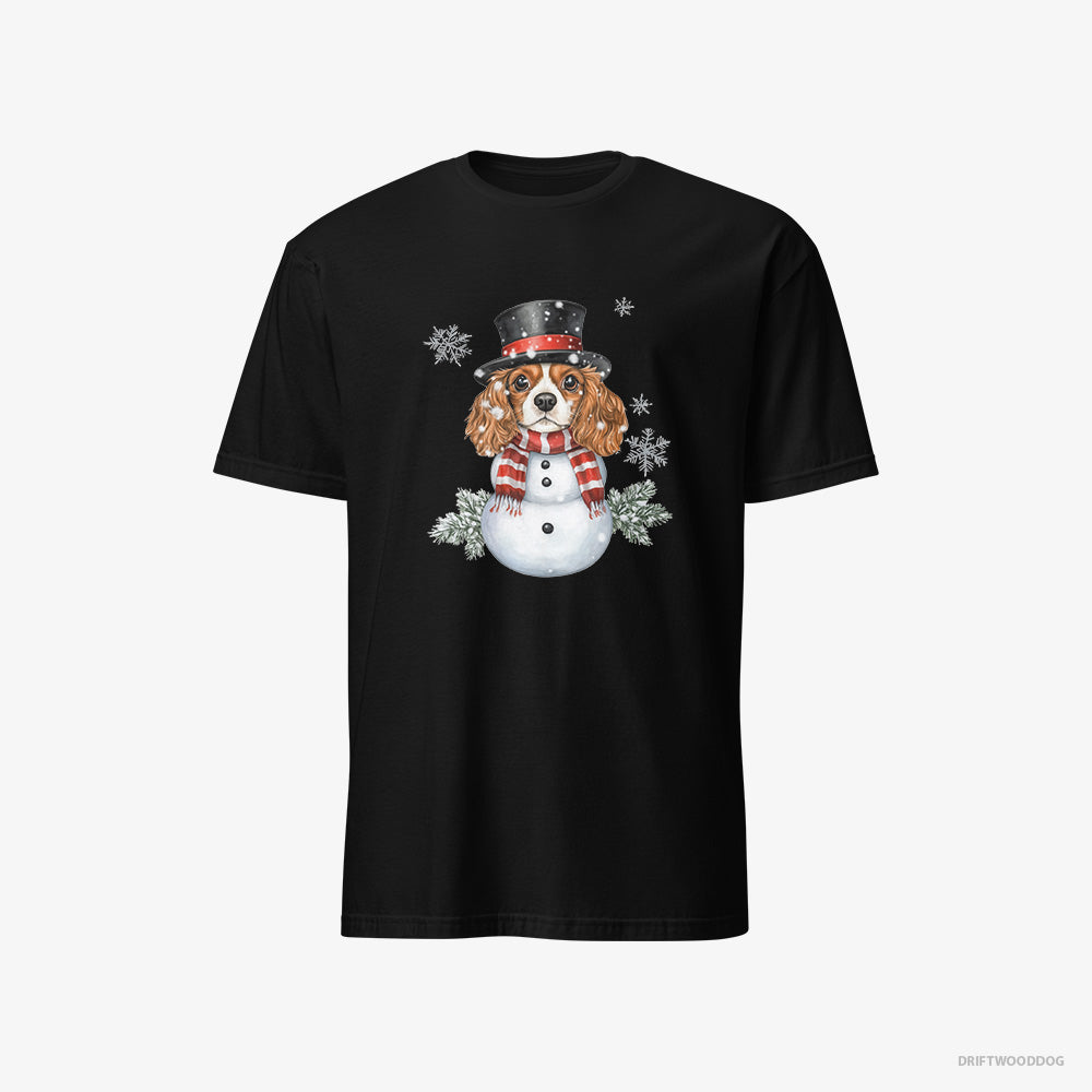 Cavalier King Charles Spaniel Playing a Snowman Classic T-Shirt