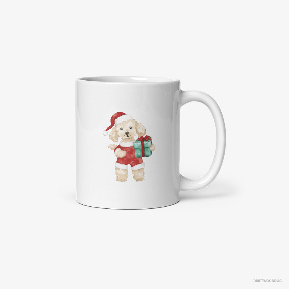 Poodle in a Santa Costume Classic Mug