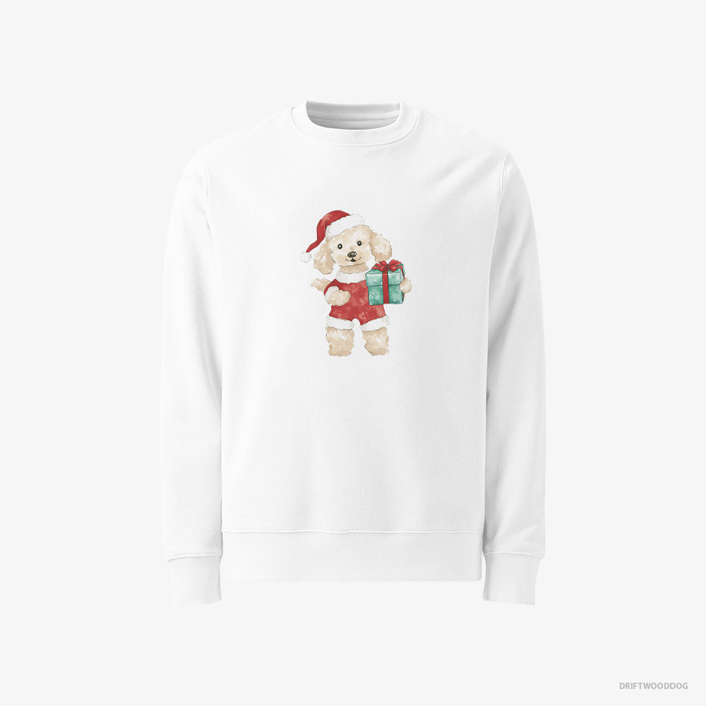 Poodle in a Santa Costume Classic Sweatshirt