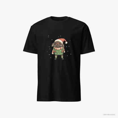 Yorkshire Terrier Dressed Up as an Elf Black T-Shirt