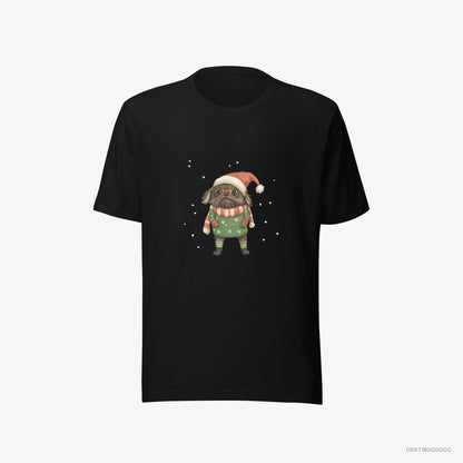 Yorkshire Terrier Dressed Up as an Elf Black T-Shirt