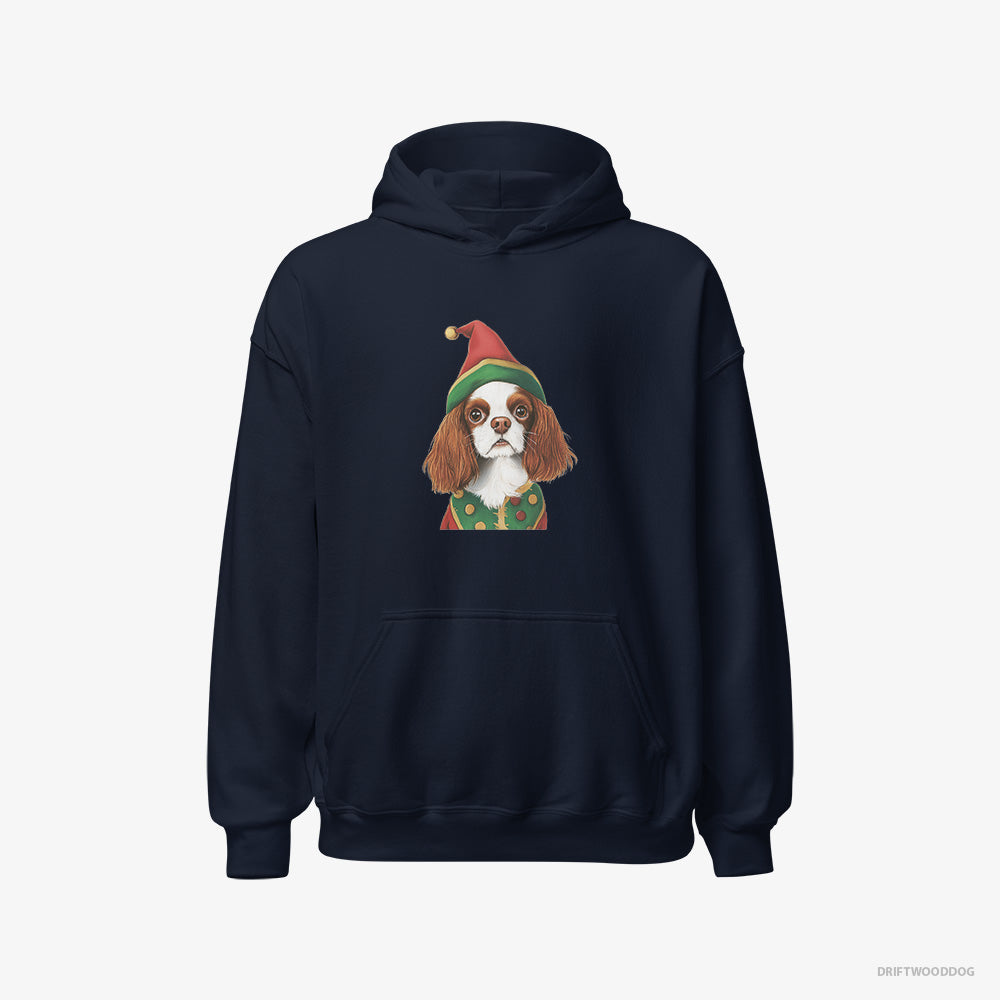 Cavalier King Charles Spaniel as a Jolly Elf Classic Hoodie