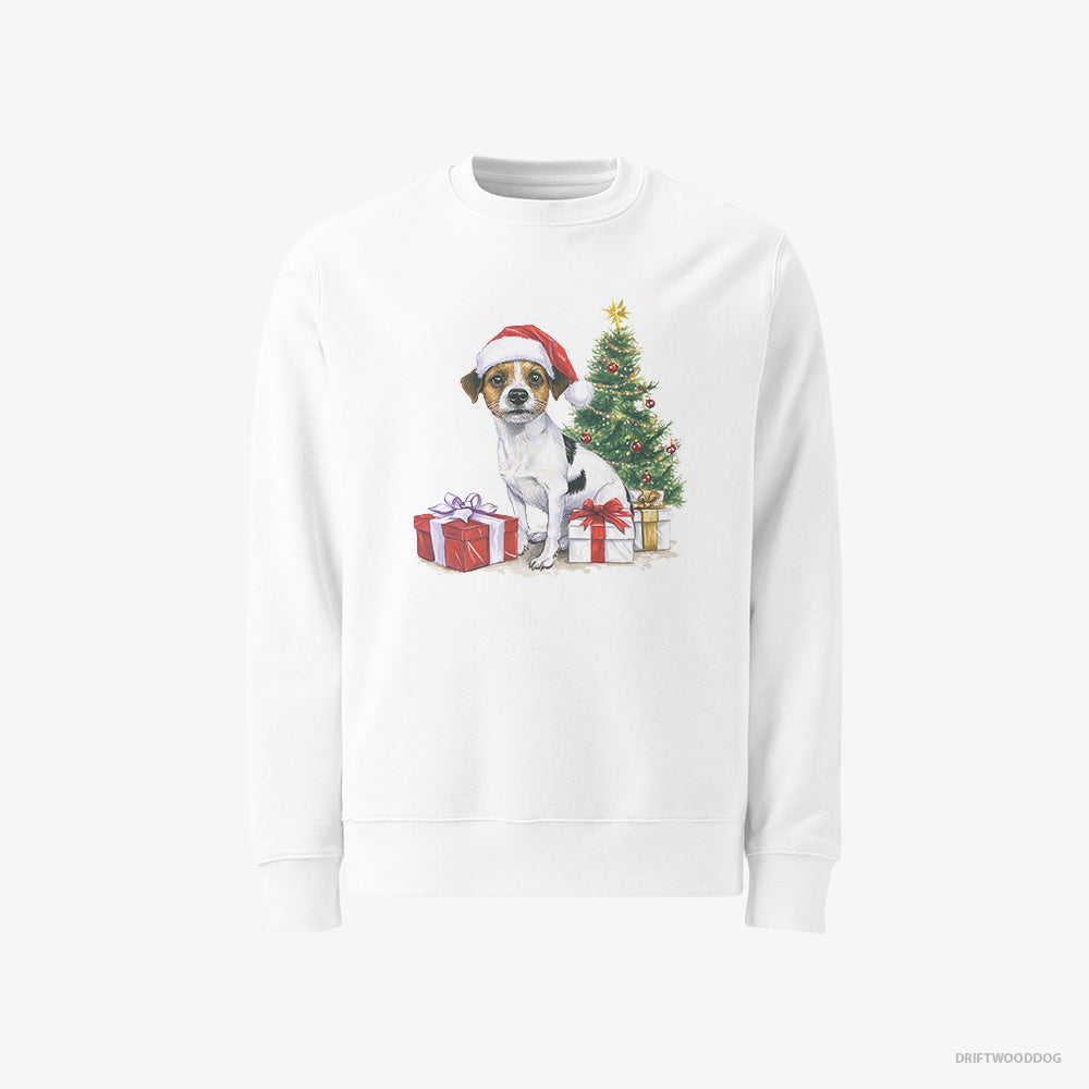 Jack Russell Terrier by the Christmas Tree Classic Sweatshirt