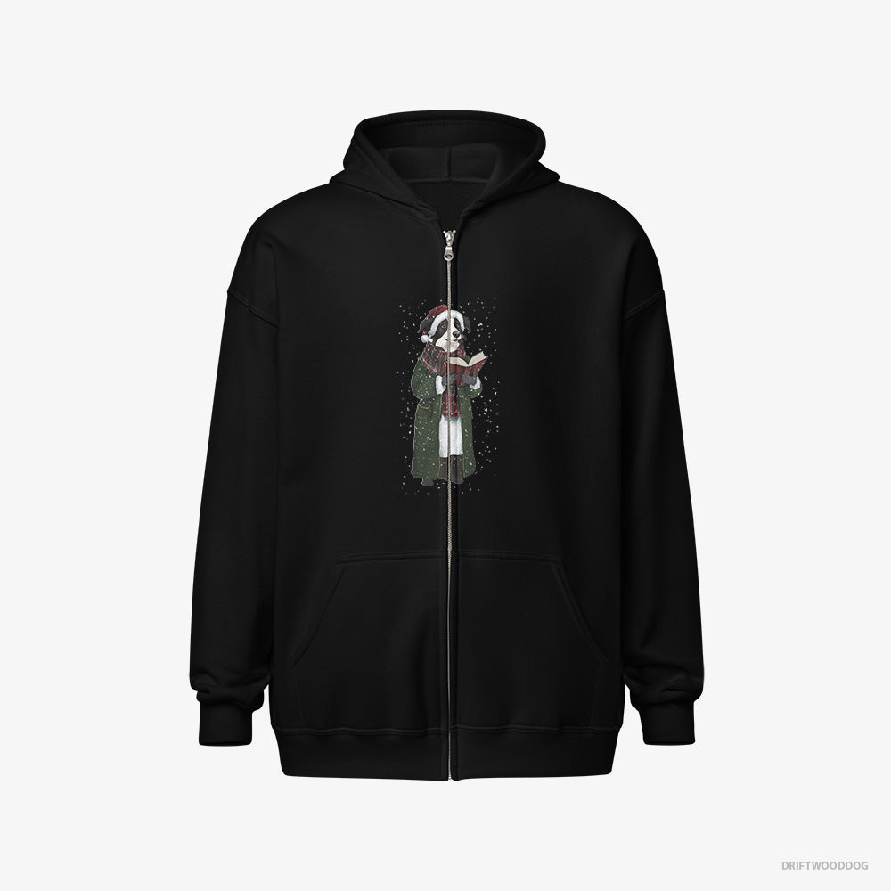 Border Collie Spreading Christmas Cheer Full-Zip Hoodie