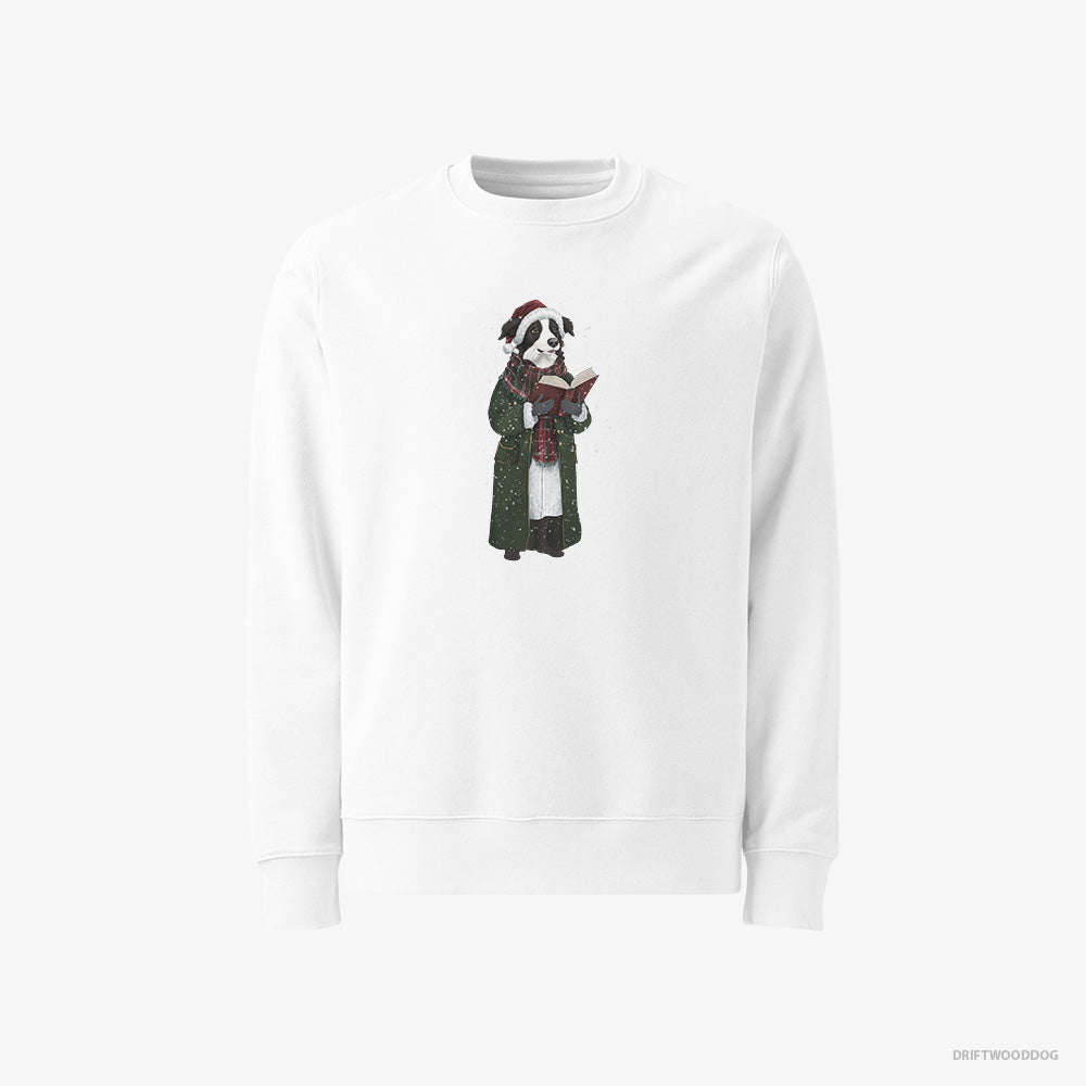 Border Collie Spreading Christmas Cheer Classic Sweatshirt