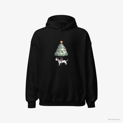 Dalmatian as a Christmas Tree Decoration Black Hoodie