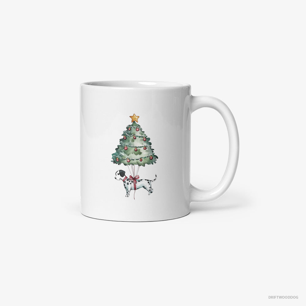 Dalmatian as a Christmas Tree Decoration Classic Mug