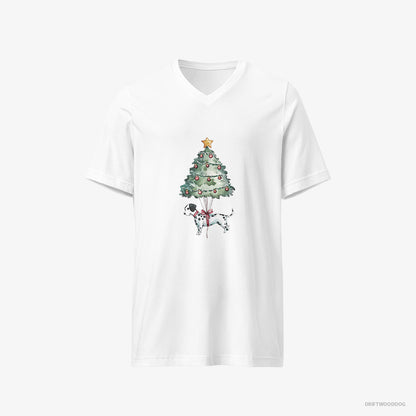 Dalmatian as a Christmas Tree Decoration White T-Shirt