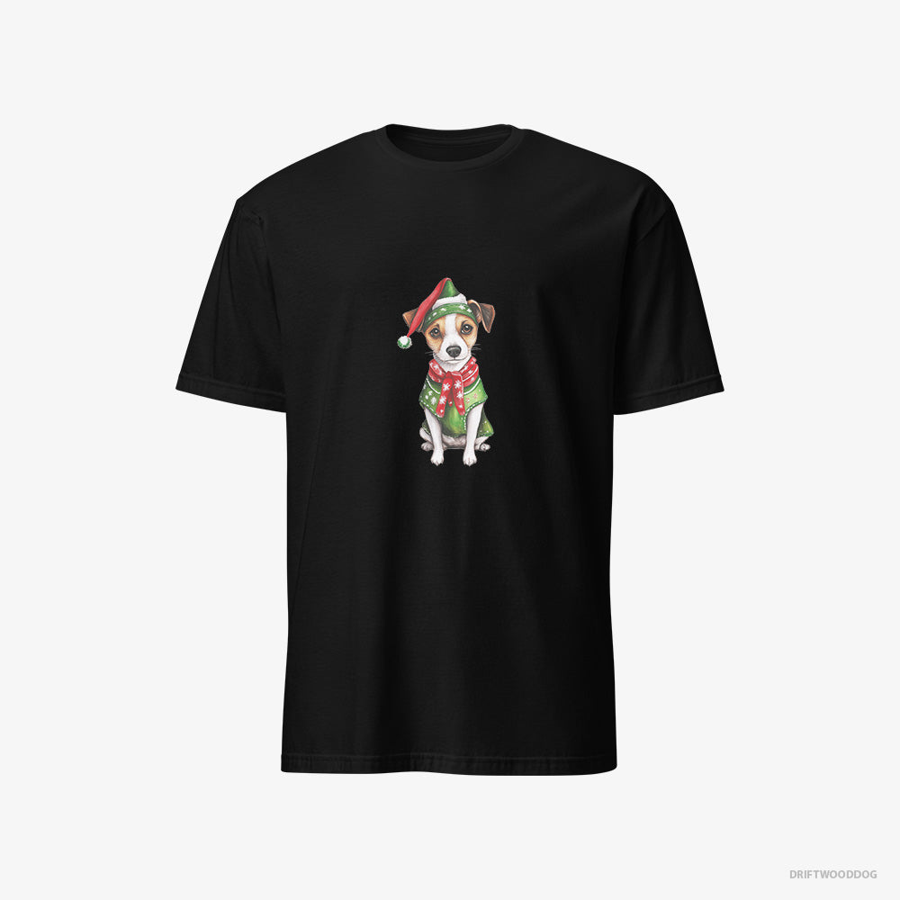 Jack Russell Terrier Dressed as Santa's Little Elf Classic T-Shirt