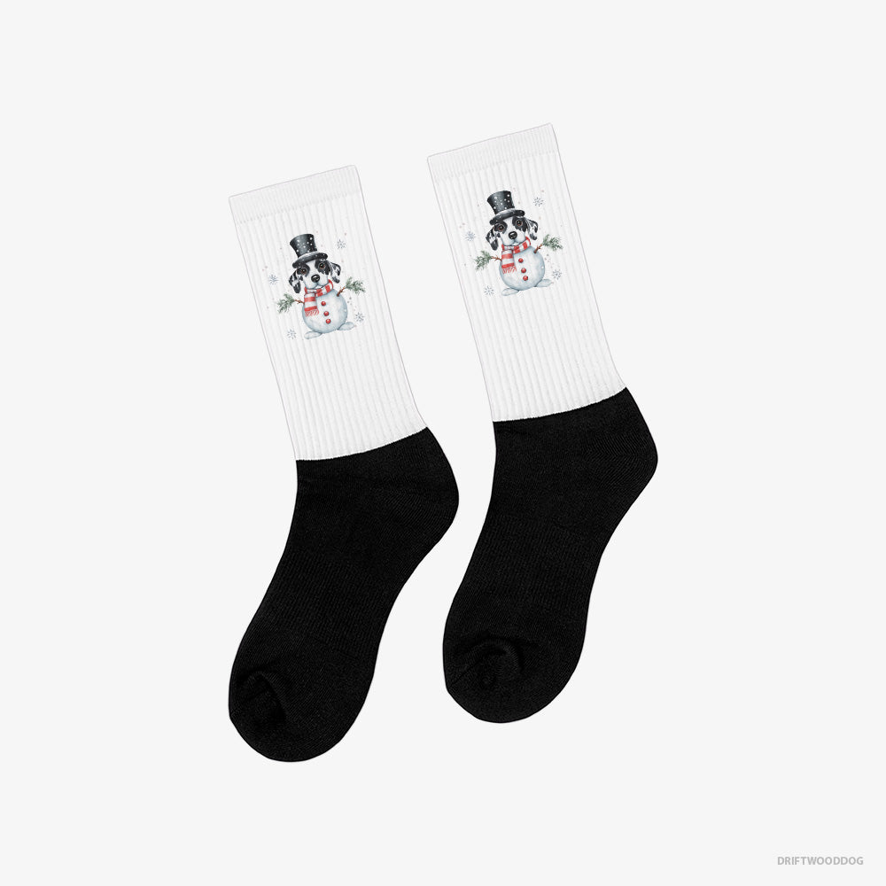 Dalmatian in a Snowman Suit Classic Socks