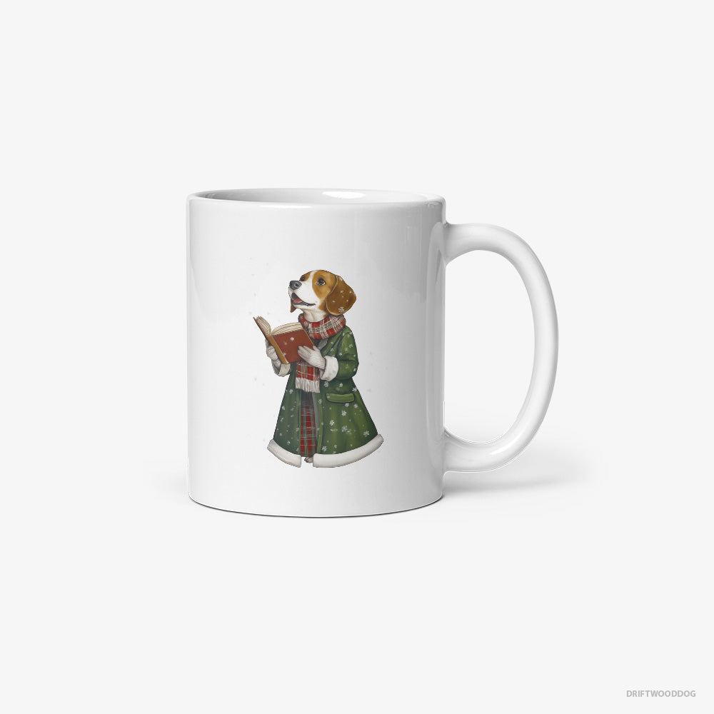 Beagle Singing Holiday Carols Classic Mug