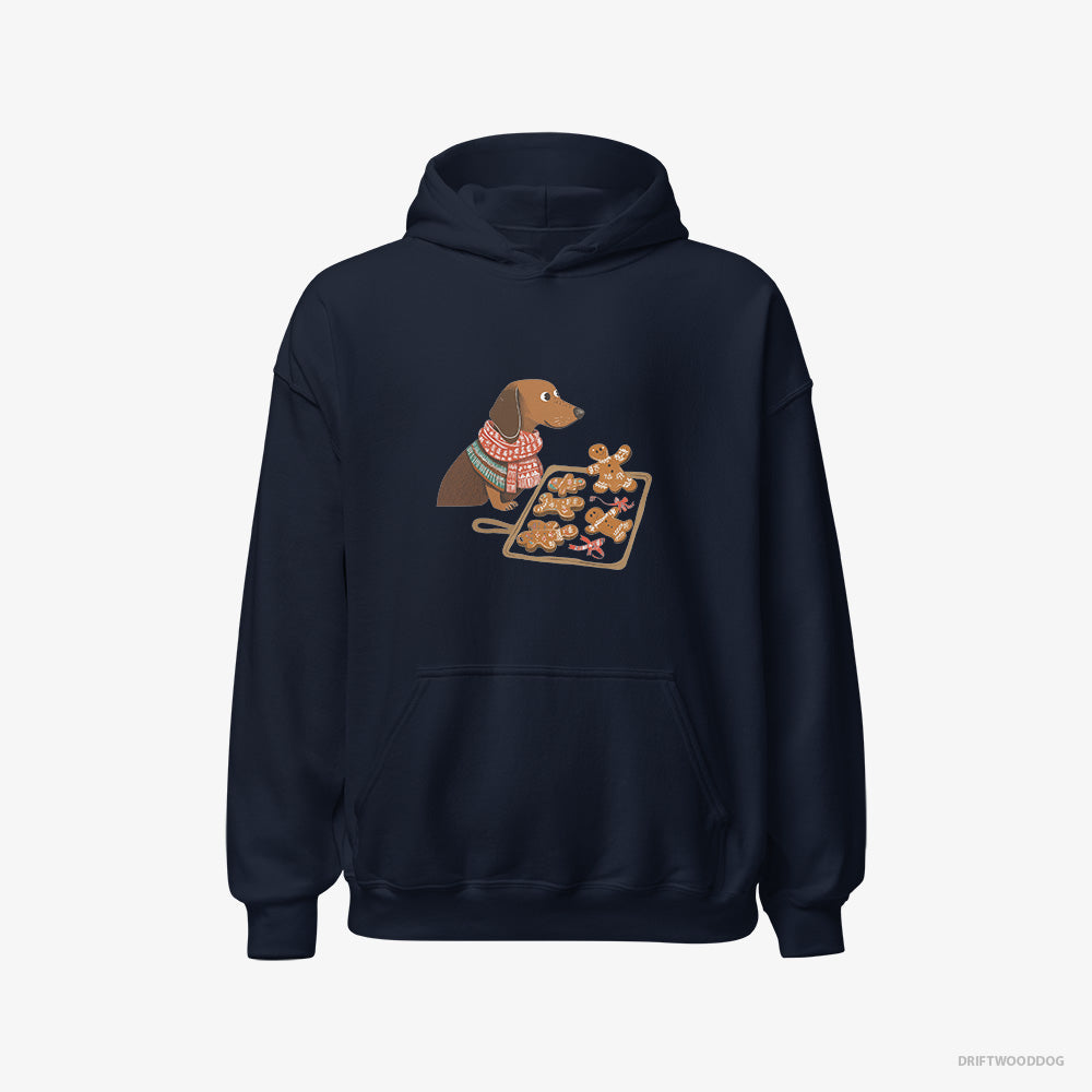 Dachshund Baking Christmas Cookies Classic Hoodie