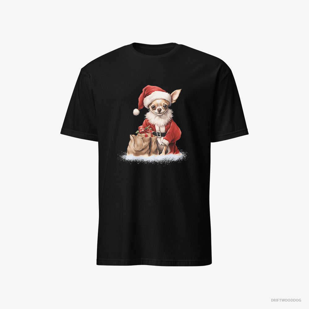 Chihuahua Bringing a Bag of Christmas Presents Classic T-Shirt